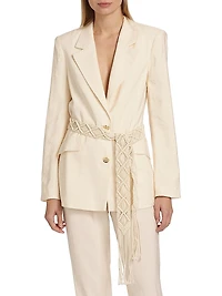 Mildred Belted Blazer Jacket