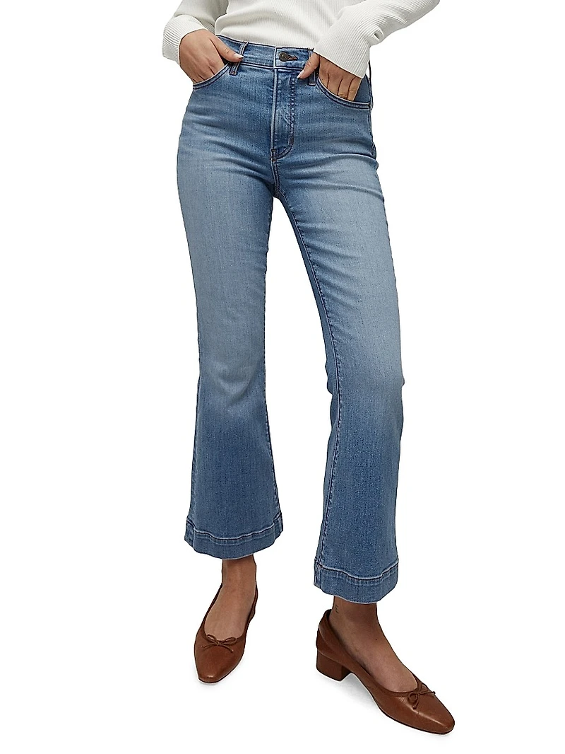 Carson Crop Boot-Cut Jeans