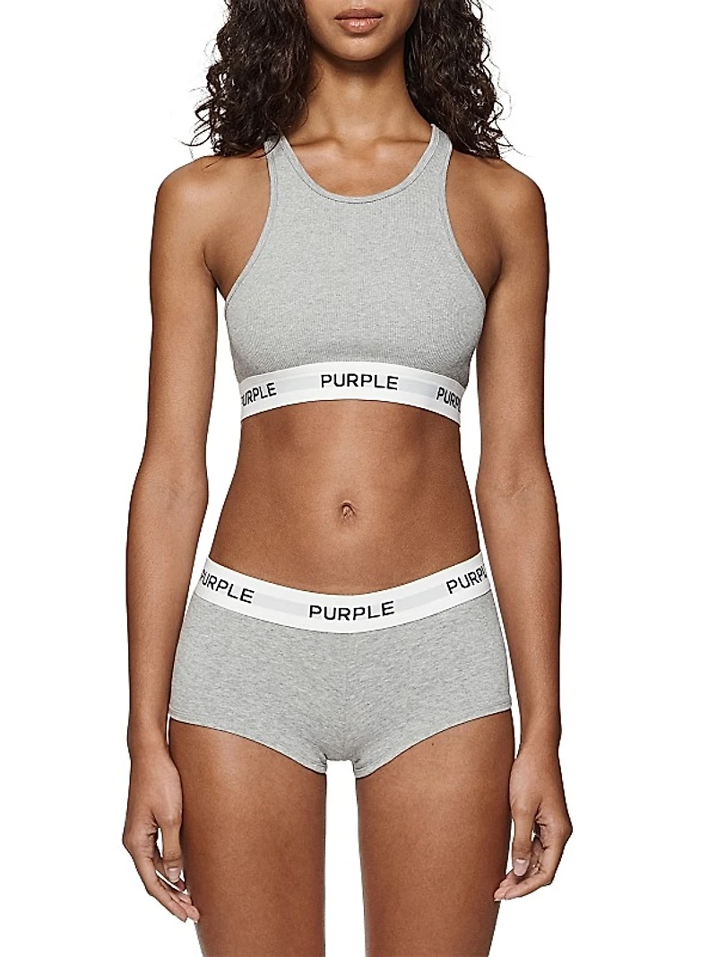 Rib-Knit Bralette