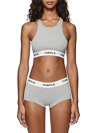 Rib-Knit Bralette