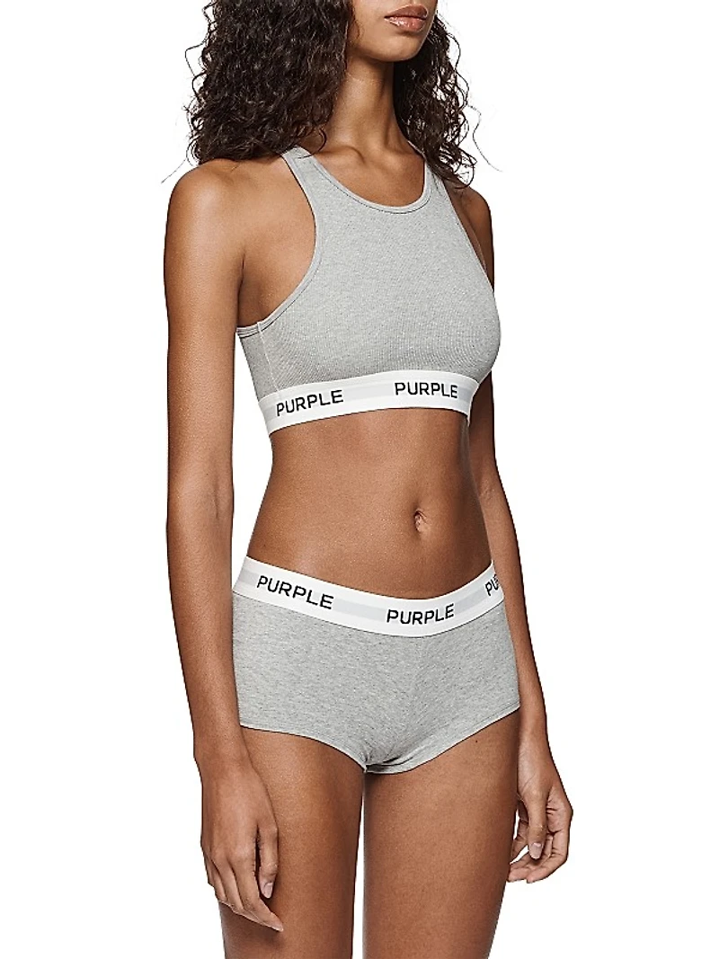Rib-Knit Bralette