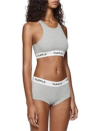 Rib-Knit Bralette