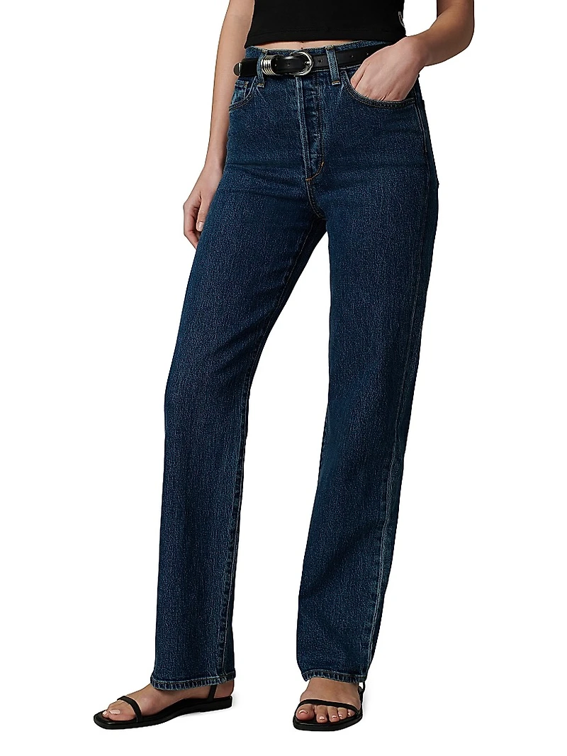 The Margot High-Rise Straight-Leg Jeans
