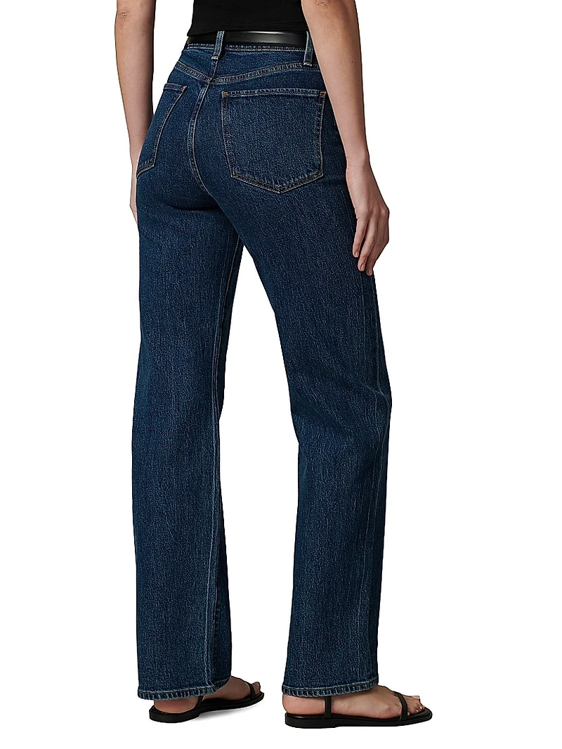 The Margot High-Rise Straight-Leg Jeans