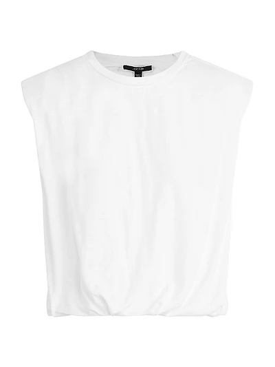 Arden Padded Cotton-Blend Sleeveless T-Shirt