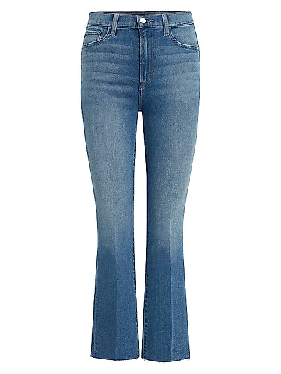 The Callie Boot Cut Crop Jeans