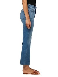 The Callie Boot Cut Crop Jeans