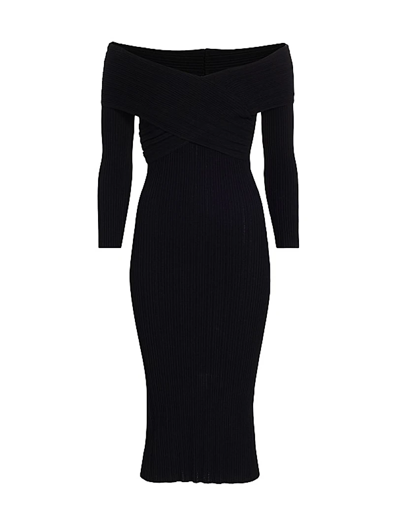 Soraya Off-The-Shoulder Body-Con Dress