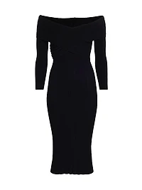 Soraya Off-The-Shoulder Body-Con Dress