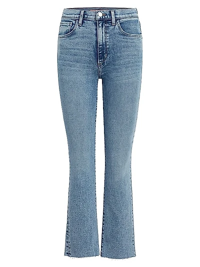 Callie Boot-Cut Crop Jeans