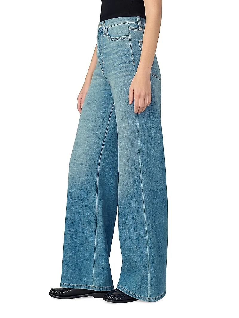 Petite Mia Wide-Leg Jeans