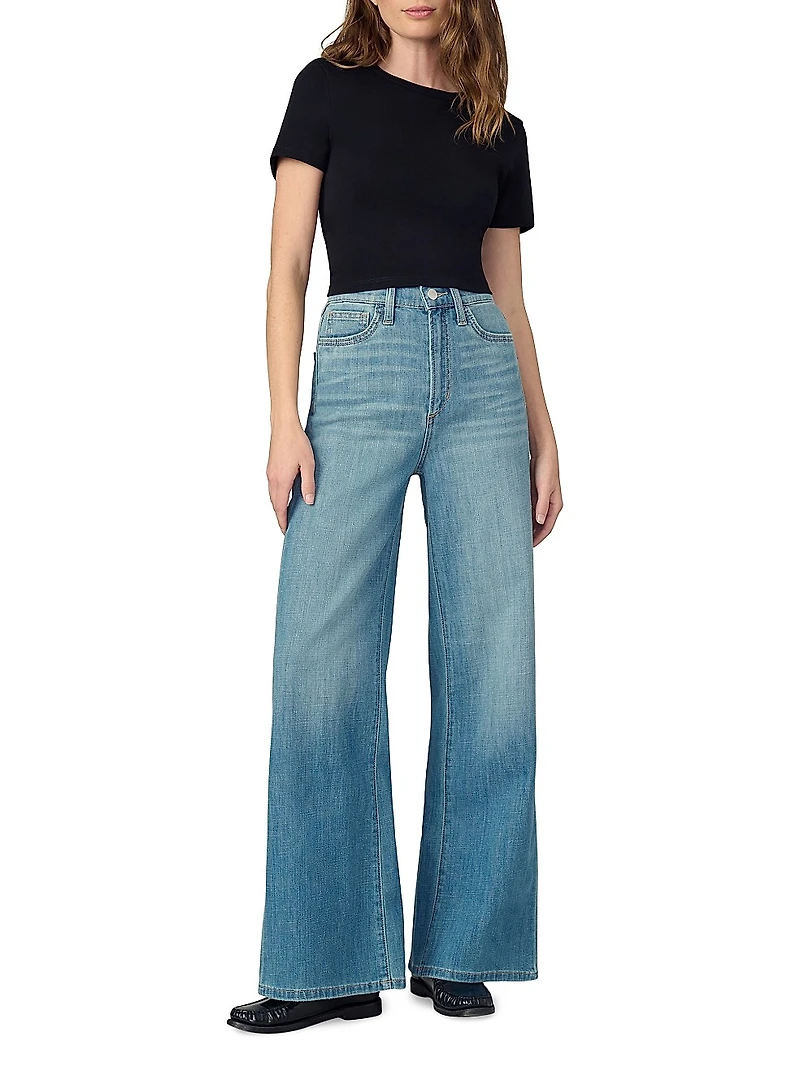 Petite Mia Wide-Leg Jeans