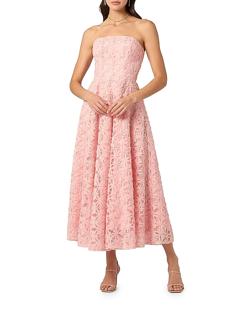 Miller Floral Mesh Maxi Dress
