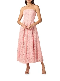 Miller Floral Mesh Maxi Dress