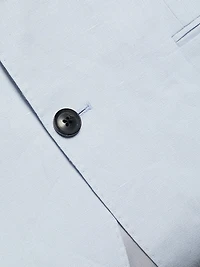 Kin B Linen Two-Button Blazer