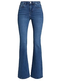 Le High Flare High-Rise Stretch Boot-Cut Jeans