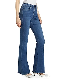Le High Flare High-Rise Stretch Boot-Cut Jeans