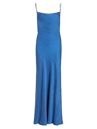 Bianca Strappy Satin Slipdress