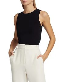 Tatum Rib-Knit Racerback Tank