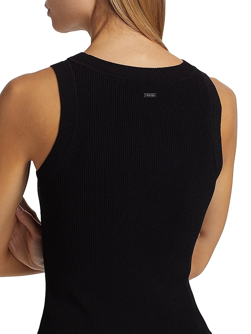 Tatum Rib-Knit Racerback Tank
