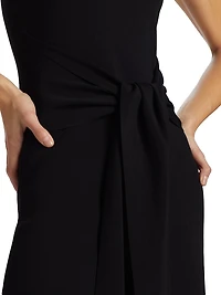 Jolene Tie-Front Midi-Dress