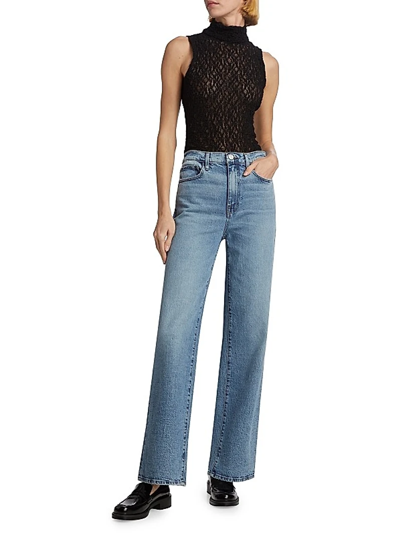Le Jane High-Rise Stretch Wide-Leg Jeans