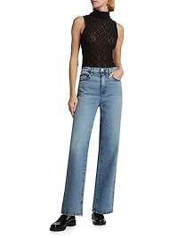Le Jane High-Rise Stretch Wide-Leg Jeans