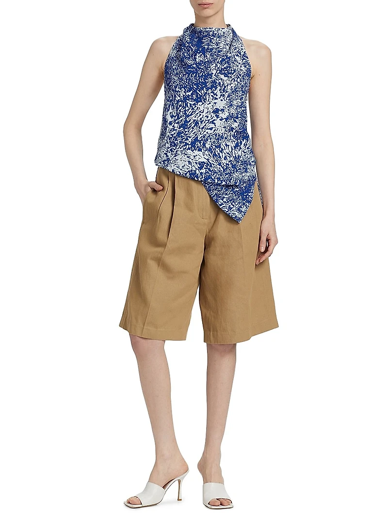 Theda Printed Halter Top