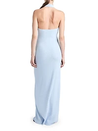 Meryl Halter Column Gown
