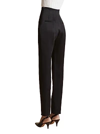 Lenn Satin Cigarette Pants