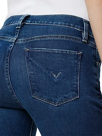 Nico Mid-Rise Barefoot Boot-Cut Jeans