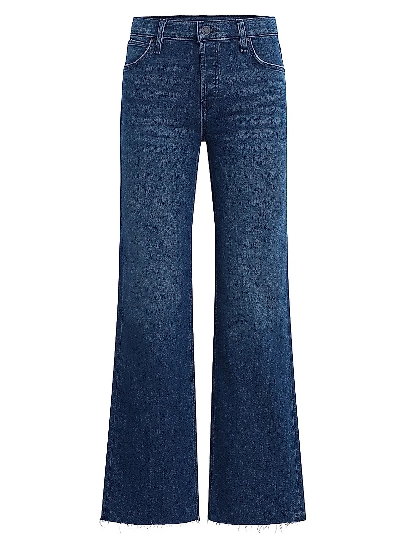Petite Rosie High-Rise Wide-Leg Jeans