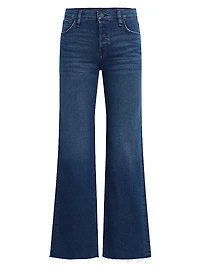 Petite Rosie High-Rise Wide-Leg Jeans