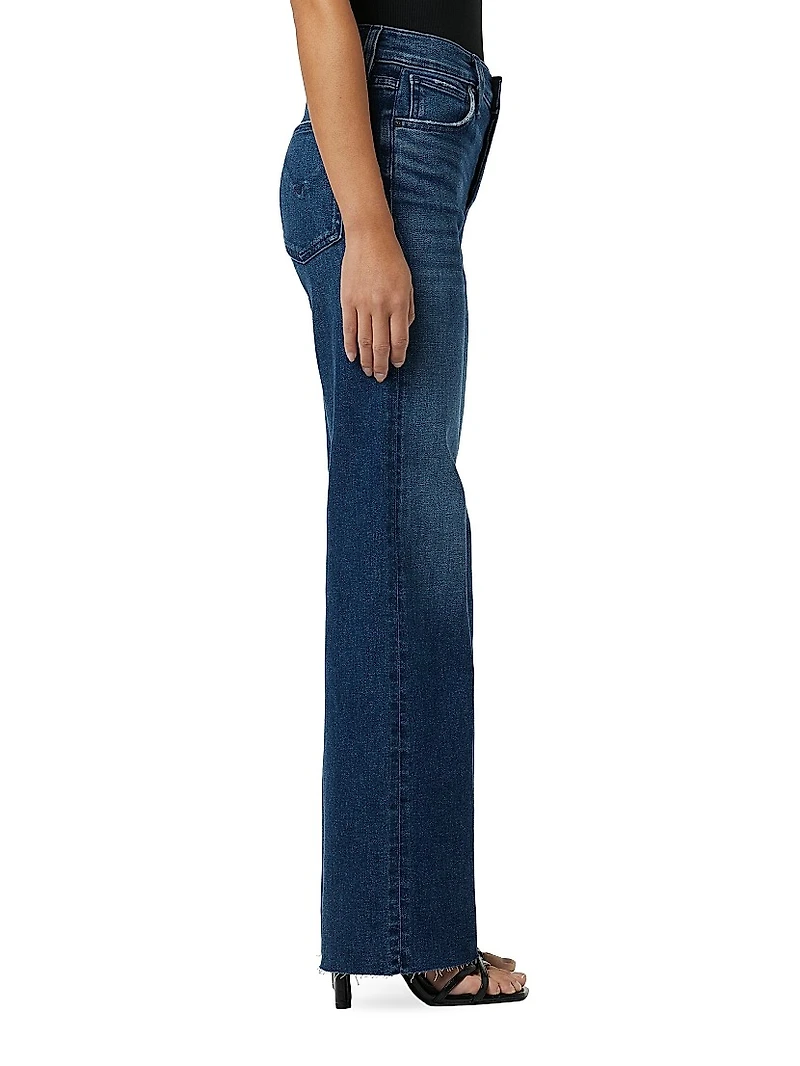 Petite Rosie High-Rise Wide-Leg Jeans
