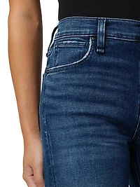 Petite Rosie High-Rise Wide-Leg Jeans