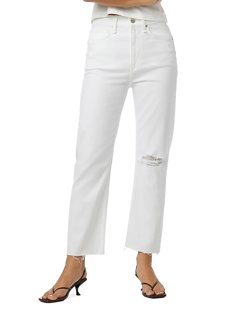 Jade High-Rise Loose-Fit Crop Straight Jeans