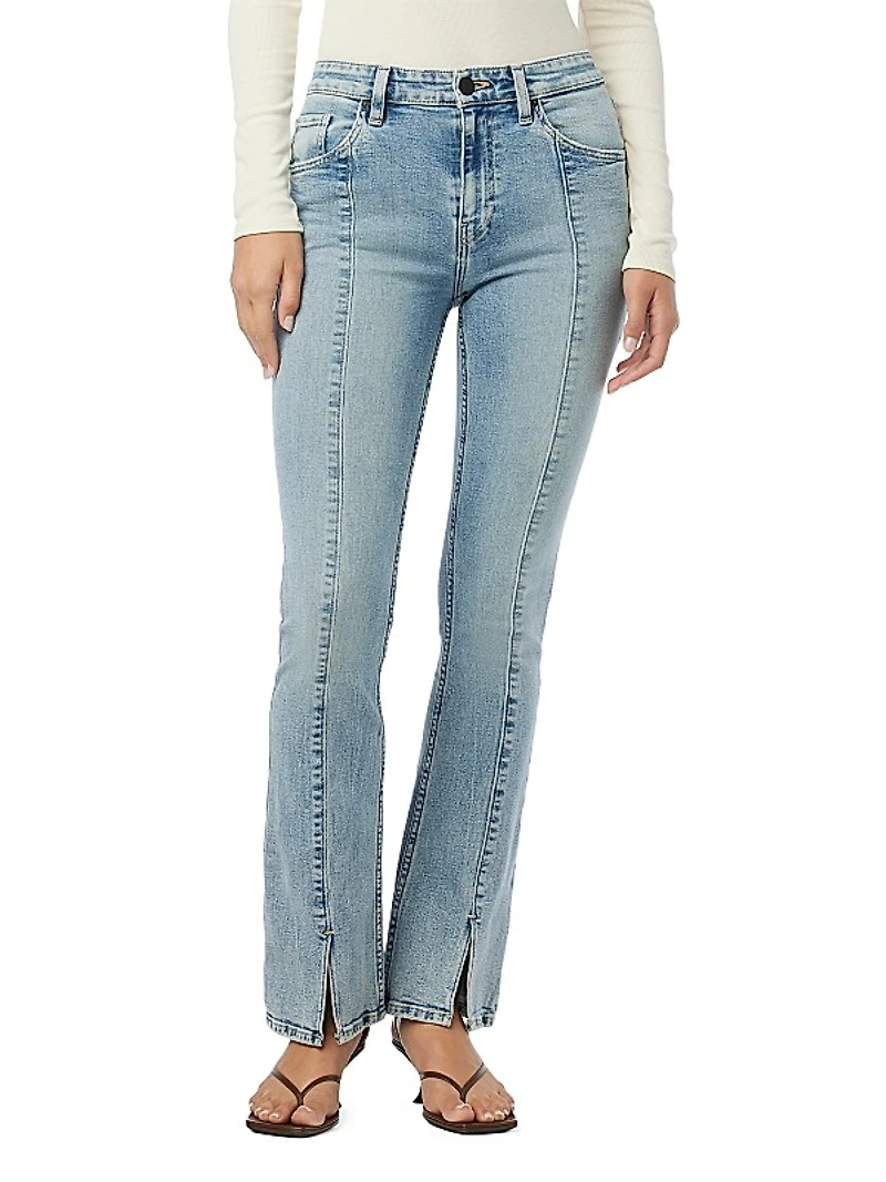 Barbara High-Rise Vent Baby Bootcut Jeans