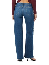 Kelli Low-Rise Loose-Fit Straight Jeans