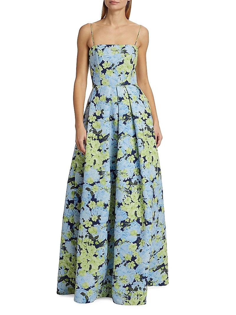 Beau Floral Faille Ballgown