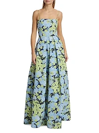 Beau Floral Faille Ballgown