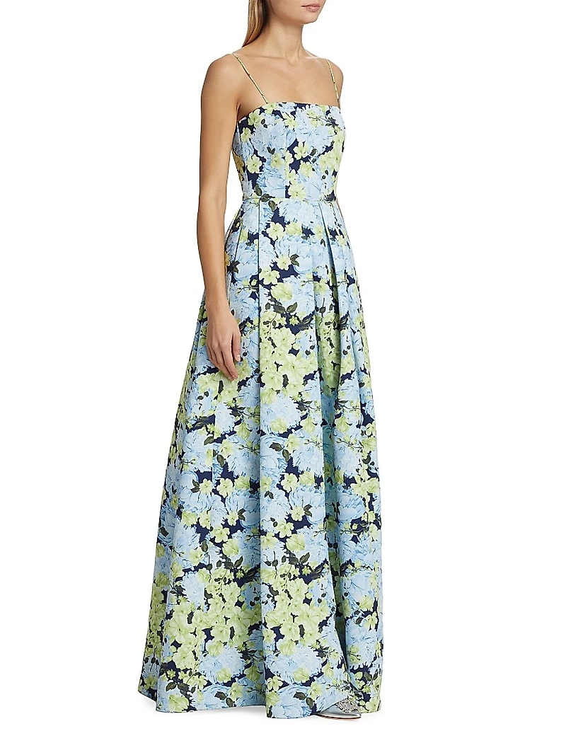 Beau Floral Faille Ballgown