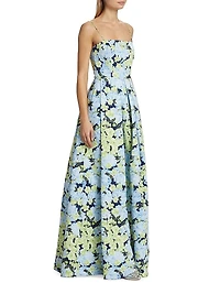Beau Floral Faille Ballgown