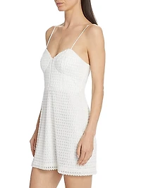 Ayala Beaded Sweetheart Minidress