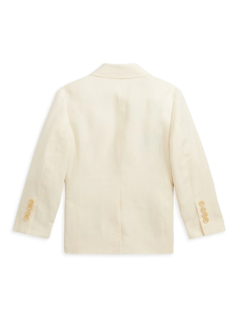 Little Boy's & Boy's Linen Suit Jacket