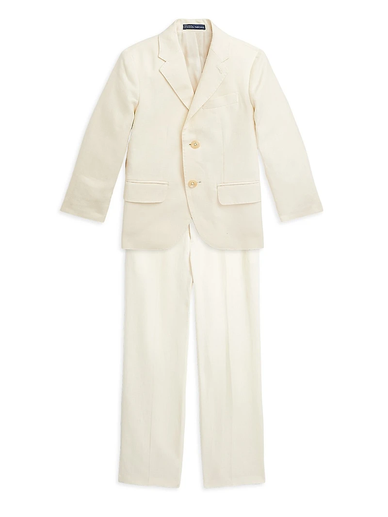 Little Boy's & Boy's Linen Suit Jacket