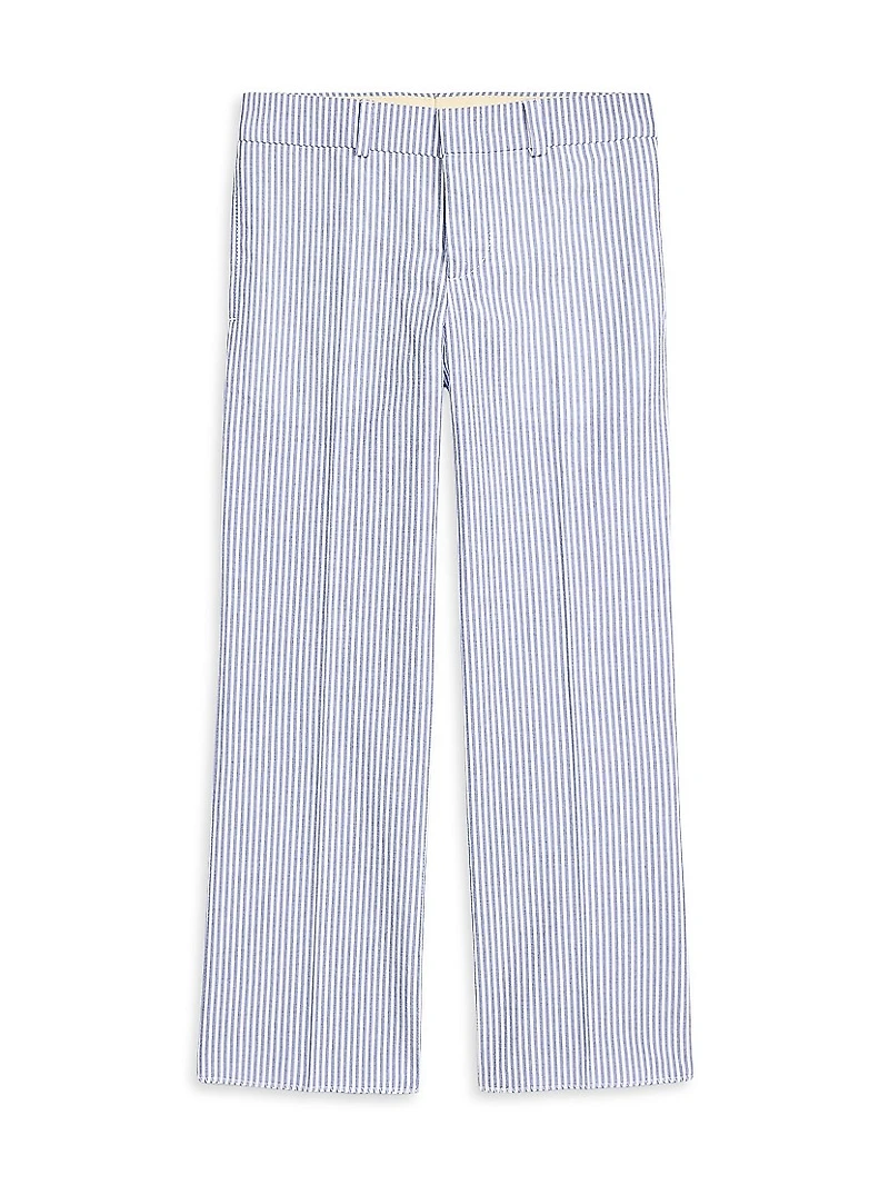 Little Boy's & Boy's Striped Seersucker Pants