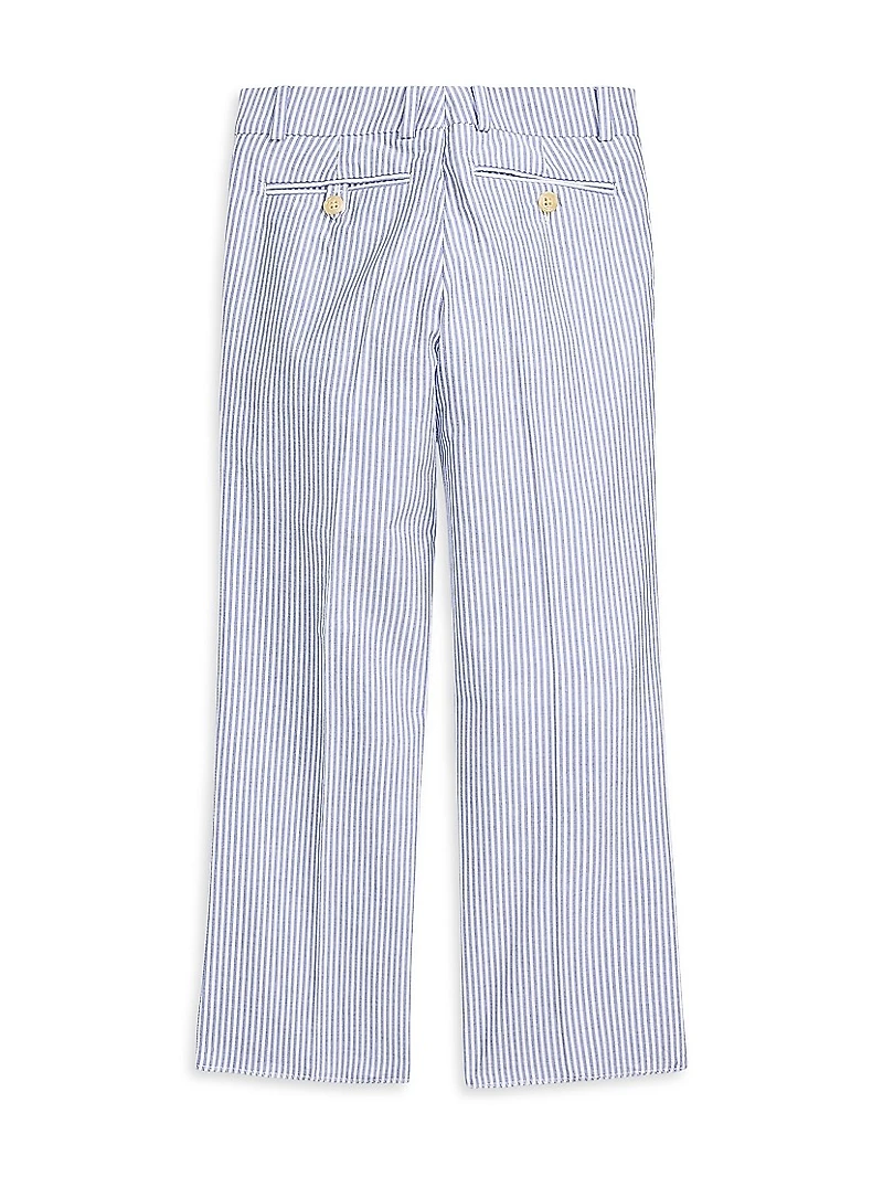 Little Boy's & Boy's Striped Seersucker Pants