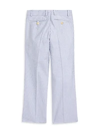 Little Boy's & Boy's Striped Seersucker Pants