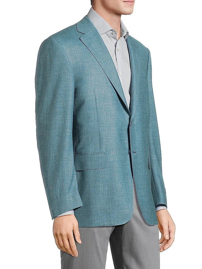 Siena Wool-Blend Two-Button Sport Coat