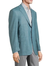 Siena Wool-Blend Two-Button Sport Coat